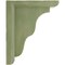 Ekena Millwork 3 1/2"W x 7"D x 9"H Hamilton Traditional Wood Vintage Decor Bracket, Restoration Green BKTWD03X07X09HAGR - alternate 3